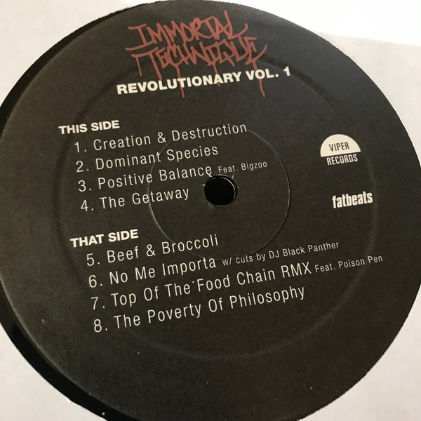 Immortal Technique - Revolutionary Vol. 1 (2LP) [Vinyl] | Viper Records (VIP-V-1) - 2