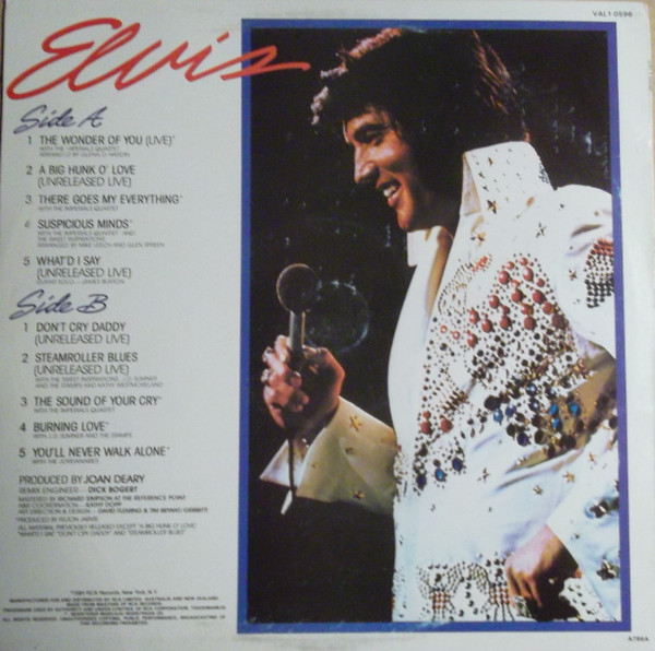 Elvis Presley - Greatest Hits - Volume One | RCA International (VAL1 0596) - main Elvis Presley - Greatest Hits - Volume One | RCA International (VAL1 0596) - main