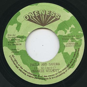 Frankie Wilmott - Paula And Sandra | Oneness (none)