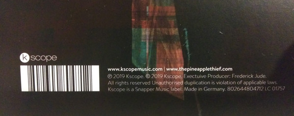 The Pineapple Thief - Hold Our Fire | Kscope (KSCOPE1047) - 3 The Pineapple Thief - Hold Our Fire | Kscope (KSCOPE1047) - 3