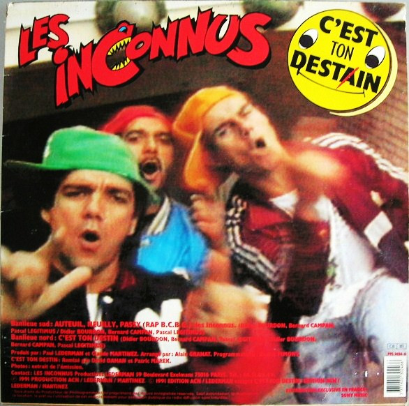 Les Inconnus - Auteuil Neuilly Passy (Rap B.C.B.G.) / C'Est Ton Destin | Lederman (PPL 3024-6) - 2 Les Inconnus - Auteuil Neuilly Passy (Rap B.C.B.G.) / C'Est Ton Destin | Lederman (PPL 3024-6) - 2