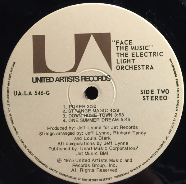 Electric Light Orchestra - Face The Music | United Artists Records (UA-LA 546-G) - 4 Electric Light Orchestra - Face The Music | United Artists Records (UA-LA 546-G) - 4