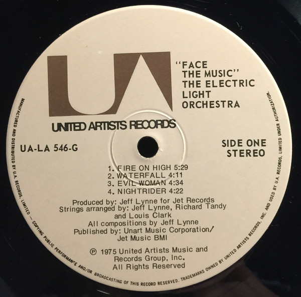 Electric Light Orchestra - Face The Music | United Artists Records (UA-LA 546-G) - 3 Electric Light Orchestra - Face The Music | United Artists Records (UA-LA 546-G) - 3