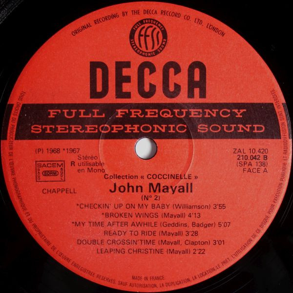 John Mayall - John Mayall N° 2 | Decca (210.042) - 3 John Mayall - John Mayall N° 2 | Decca (210.042) - 3