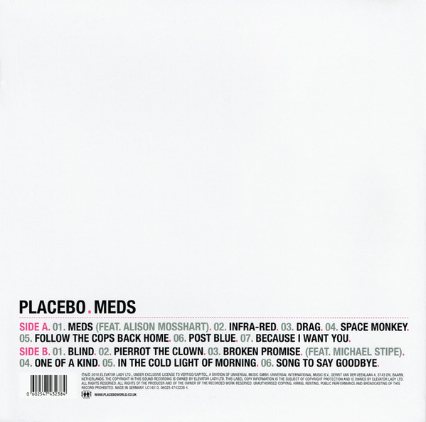 Placebo - Meds | Elevator Music (4743238) - 2 Placebo - Meds | Elevator Music (4743238) - 2