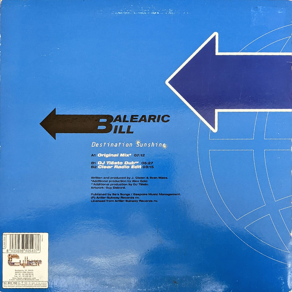 Balearic Bill - Destination Sunshine | Cyber Music (VLMX 054-3) - 2 Balearic Bill - Destination Sunshine | Cyber Music (VLMX 054-3) - 2