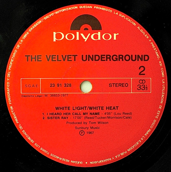 The Velvet Underground - White Light/White Heat | Polydor (23 91 328) - 4
