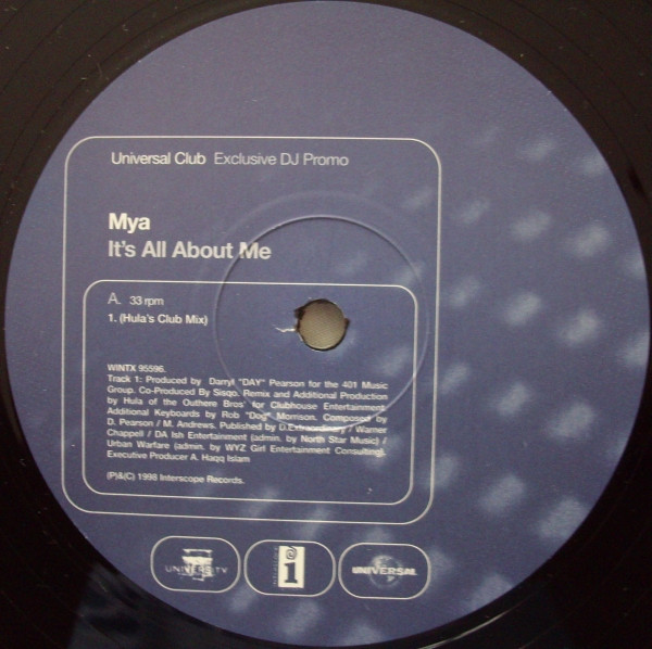 Mya - It's All About Me | Universal (WINTX 95596) - 2