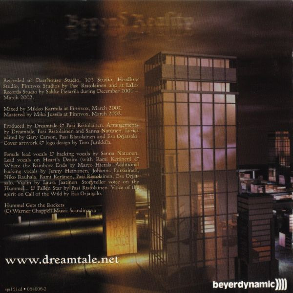 Dreamtale - Beyond Reality | Spinefarm Records (spi151cd) - 3