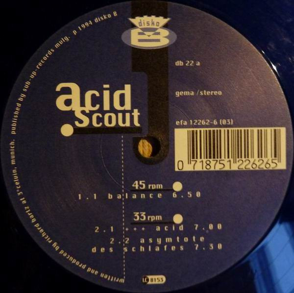Acid Scout - Balance | Disko B (db 22) - main Acid Scout - Balance | Disko B (db 22) - main