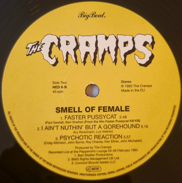 The Cramps - Smell Of Female | Big Beat Records (NED 6) - 4 The Cramps - Smell Of Female | Big Beat Records (NED 6) - 4
