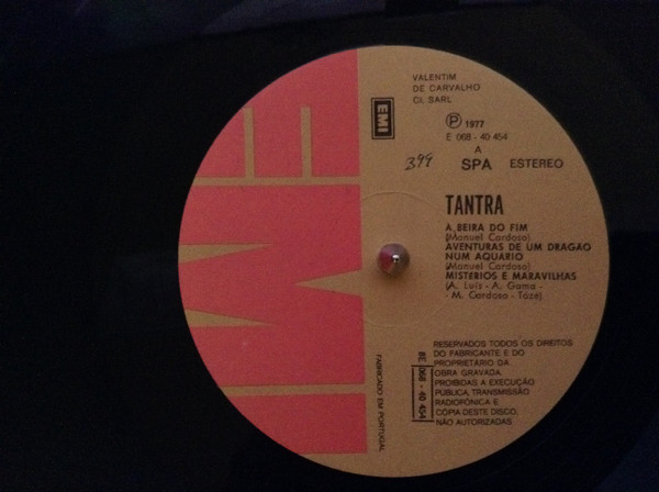 Tantra - Mistérios E Maravilhas | EMI (8E 068 40454) - 4