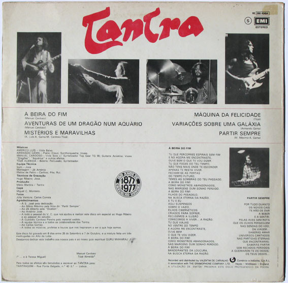 Tantra - Mistérios E Maravilhas | EMI (8E 068 40454) - 2