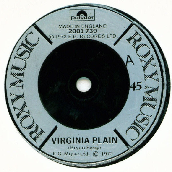 Roxy Music - Virginia Plain | Polydor (2001 739) - 3