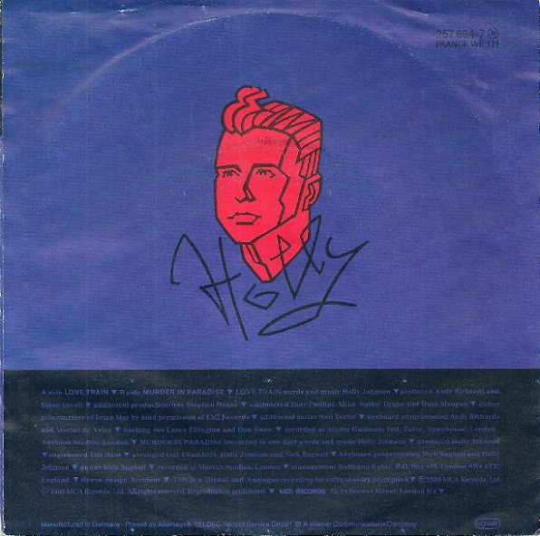 Holly Johnson - Love Train | MCA Records (257 694-7) - 2