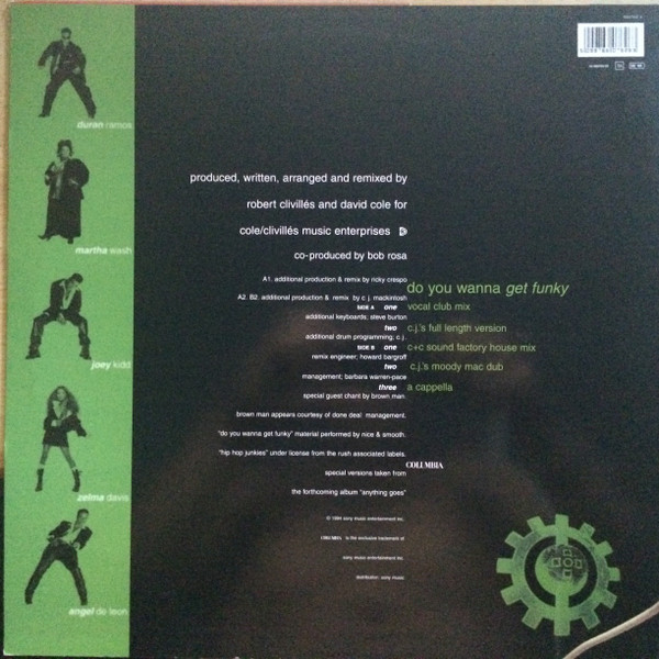 C + C Music Factory - Do You Wanna Get Funky | Columbia (660762 6) - 2 C + C Music Factory - Do You Wanna Get Funky | Columbia (660762 6) - 2