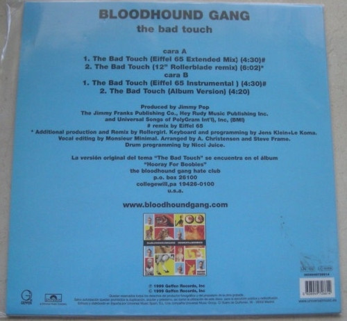 Bloodhound Gang - The Bad Touch | Geffen Records (0606949726614) - 2 Bloodhound Gang - The Bad Touch | Geffen Records (0606949726614) - 2