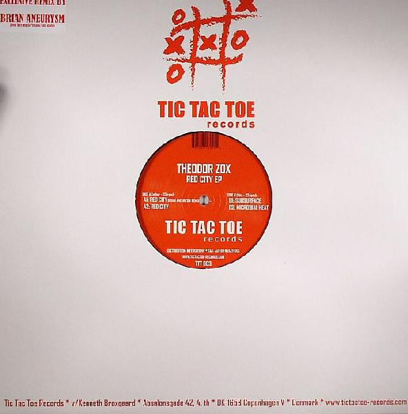 Theodor Zox - Red City EP | Tic Tac Toe Records (TTT 003)