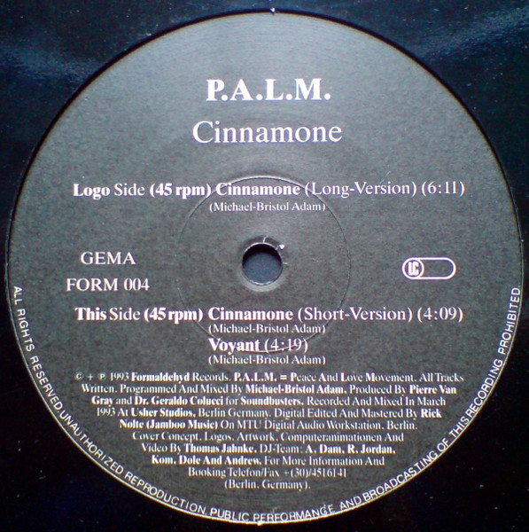 P.A.L.M. - Cinnamone | Formaldehyd (FORM 004) - 2
