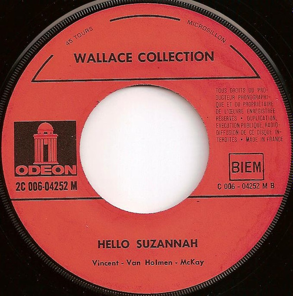 Wallace Collection - Dear Beloved Secretary | Odeon (2C 006-04252 M) - 4