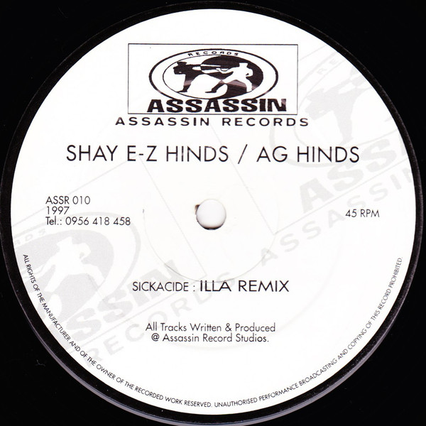 Shay E.Z. Hinds / A.G. Hinds - Illa Remix / Capone | Assassin Records (ASSR 010) - main