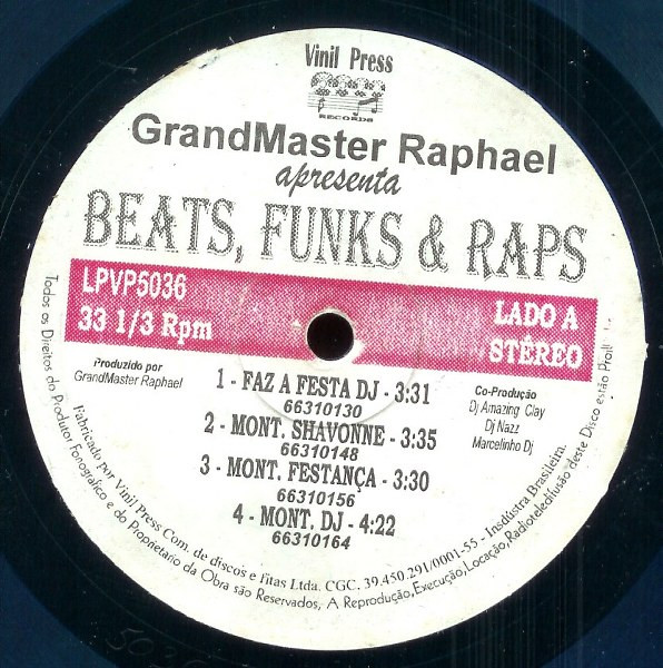 Grandmaster Raphael - Beats, Funks & Raps Vol. III | Vinil Press (LPVP5036) - 2 Grandmaster Raphael - Beats, Funks & Raps Vol. III | Vinil Press (LPVP5036) - 2