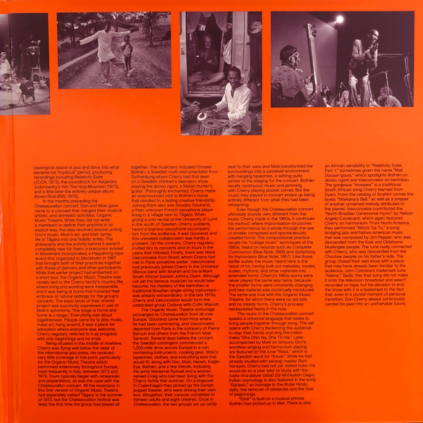 Don Cherry's New Researches Featuring Naná Vasconcelos - Organic Music Theatre (Festival De Jazz De Chateauvallon 1972) | Blank Forms Editions (BF-023) - 3