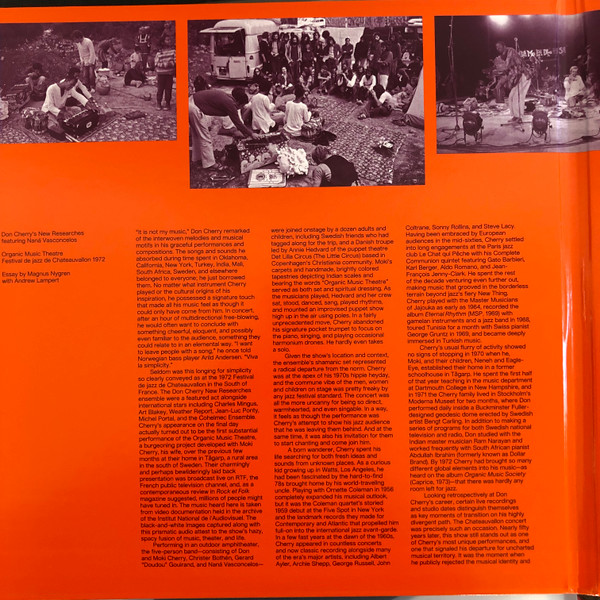 Don Cherry's New Researches Featuring Naná Vasconcelos - Organic Music Theatre (Festival De Jazz De Chateauvallon 1972) | Blank Forms Editions (BF-023) - 2
