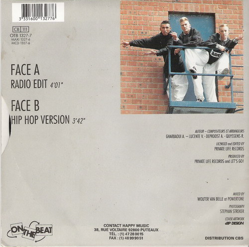 Benny B Featuring DJ Daddy K - Qu'est-Ce Qu'on Fait Maintenant ? | On The Beat (OTB 1327-7) - 2