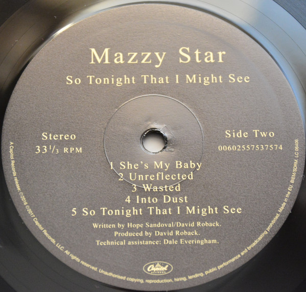 Mazzy Star - So Tonight That I Might See | Capitol Records (00602557537574) - 4