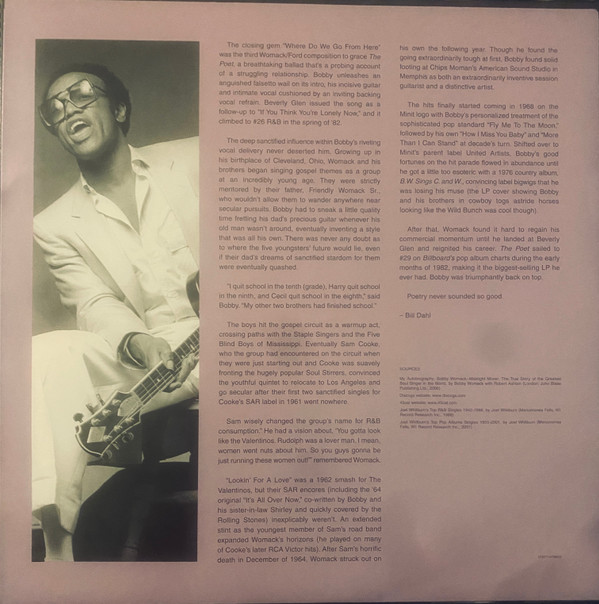 Bobby Womack - The Poet | ABKCO (8789-1) - 4