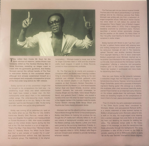 Bobby Womack - The Poet | ABKCO (8789-1) - 3