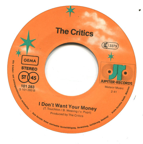The Critics - Disco Is Dead | Jupiter Records (101 283) - 4 The Critics - Disco Is Dead | Jupiter Records (101 283) - 4
