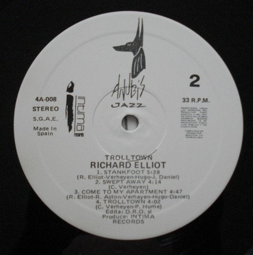 Richard Elliot - Trolltown | Intima Records (4D-008) - 4