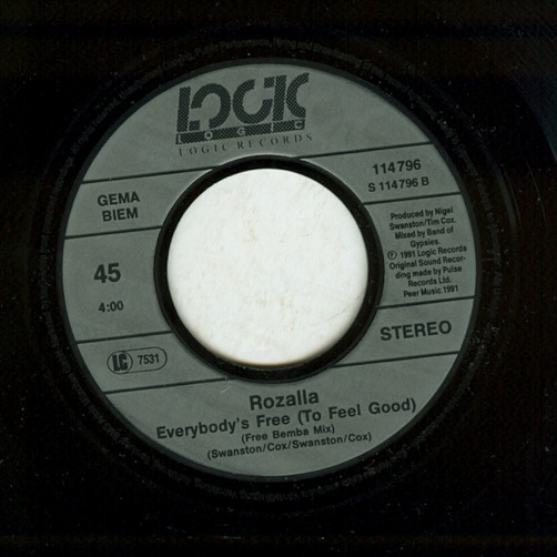 Rozalla - Everybody's Free (To Feel Good) | Logic Records (114 796) - 4