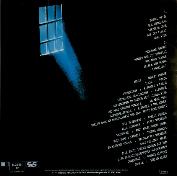 Falco - Einzelhaft | GiG Records (6.25111) - 2