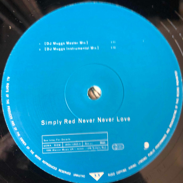 Simply Red - Never Never Love (The Remixes) | EastWest (0630-13933-0) - 4