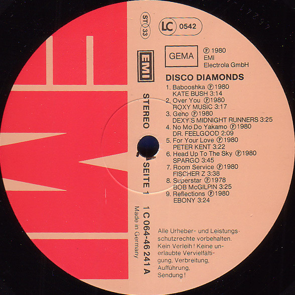 Various - Disco Diamonds | EMI Electrola (1C 064-46 241) - 3