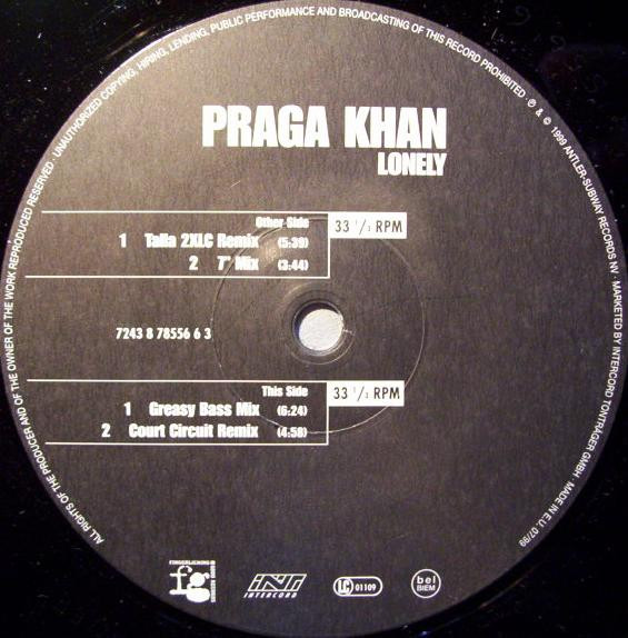 Praga Khan - Lonely | Intercord (INT 8 78556 6) - 2 Praga Khan - Lonely | Intercord (INT 8 78556 6) - 2