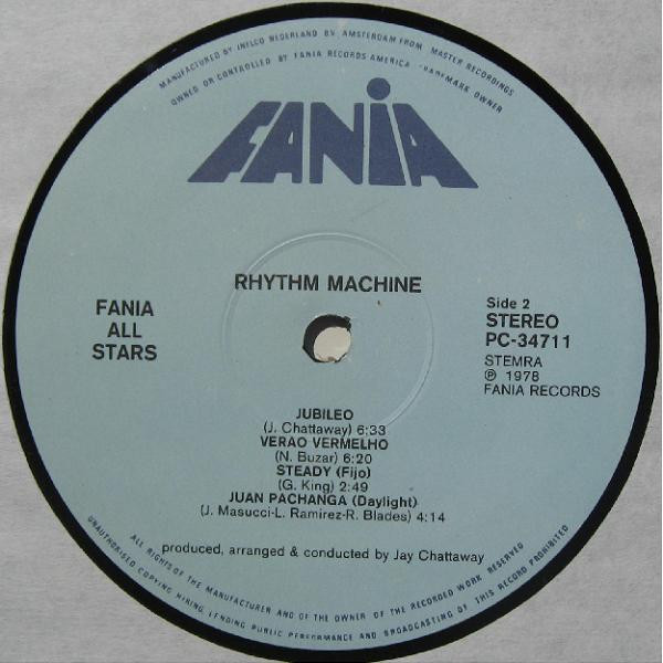 Fania All Stars - Rhythm Machine | Fania Records (PC-34711) - 4 Fania All Stars - Rhythm Machine | Fania Records (PC-34711) - 4