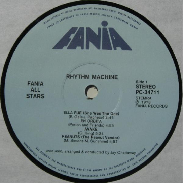 Fania All Stars - Rhythm Machine | Fania Records (PC-34711) - 3 Fania All Stars - Rhythm Machine | Fania Records (PC-34711) - 3