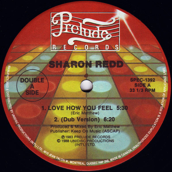 Sharon Redd - Love How You Feel / You Got My Love | Prelude Records (SPEC-1392) - main Sharon Redd - Love How You Feel / You Got My Love | Prelude Records (SPEC-1392) - main
