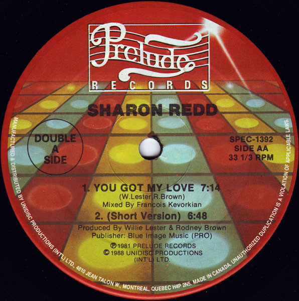 Sharon Redd - Love How You Feel / You Got My Love | Prelude Records (SPEC-1392) - 2 Sharon Redd - Love How You Feel / You Got My Love | Prelude Records (SPEC-1392) - 2