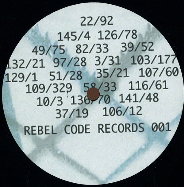 Andy Garcia & Bill Stacy - 8/342 8/345 | Rebel Code Records (REBEL CODE RECORDS 001)