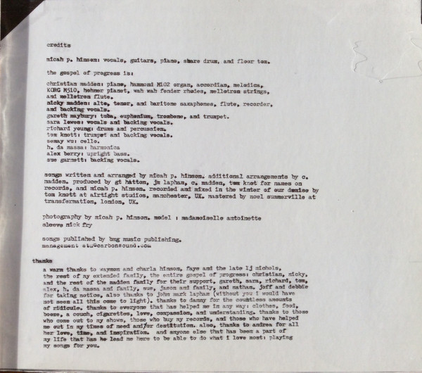 Micah P. Hinson And The Gospel Of Progress - Micah P. Hinson And The Gospel Of Progress | Sketchbook (sketch006) - 4 Micah P. Hinson And The Gospel Of Progress - Micah P. Hinson And The Gospel Of Progress | Sketchbook (sketch006) - 4