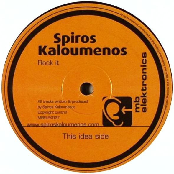 Spiros Kaloumenos - Rock It | MB Elektronics (MBELEK027)