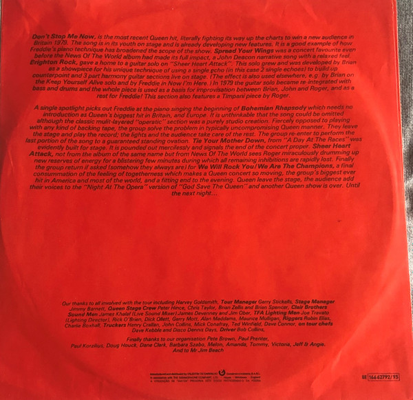 Queen - Live Killers | EMI (8E 166 62792/93) - 4