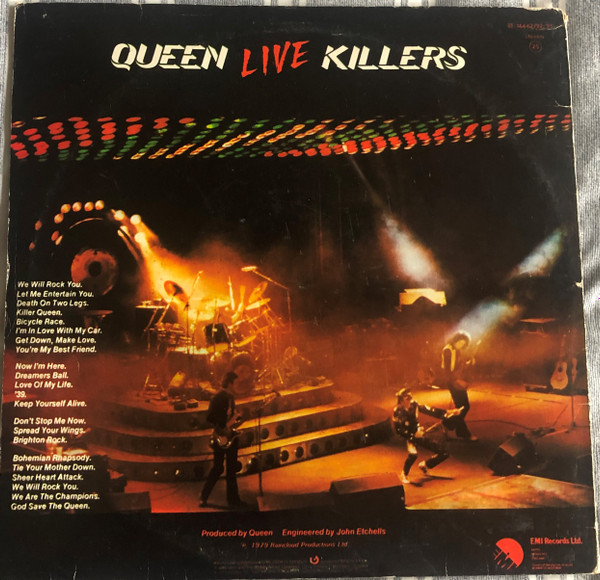 Queen - Live Killers | EMI (8E 166 62792/93) - 2