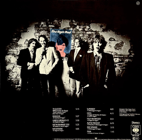Nina Hagen Band - Nina Hagen Band | CBS (CBS 83136) - 2
