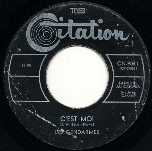 Les Gendarmes - C'est Moi / Carole | Citation (CN-9011) - main